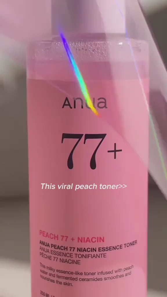 Anua Peach 77 Niacin Essence Toner with 2% Niacinamide for Healthy Glowing Skin & Even Skin Tone